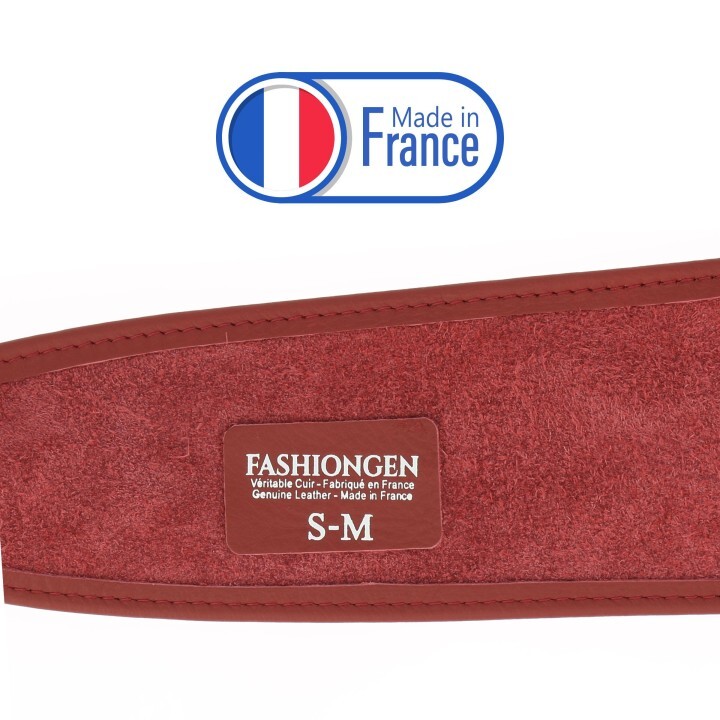 Woman Italian leather Obi belt, CASSIANE
