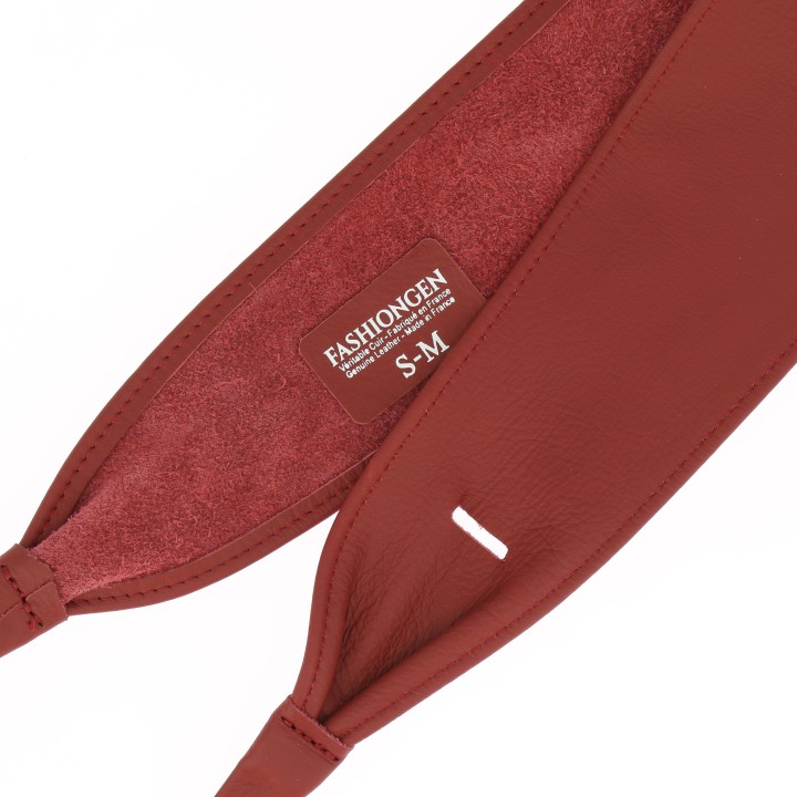 Ceinture femme Obi Cuir d'Italie, fabriqué en France, CASSIANE