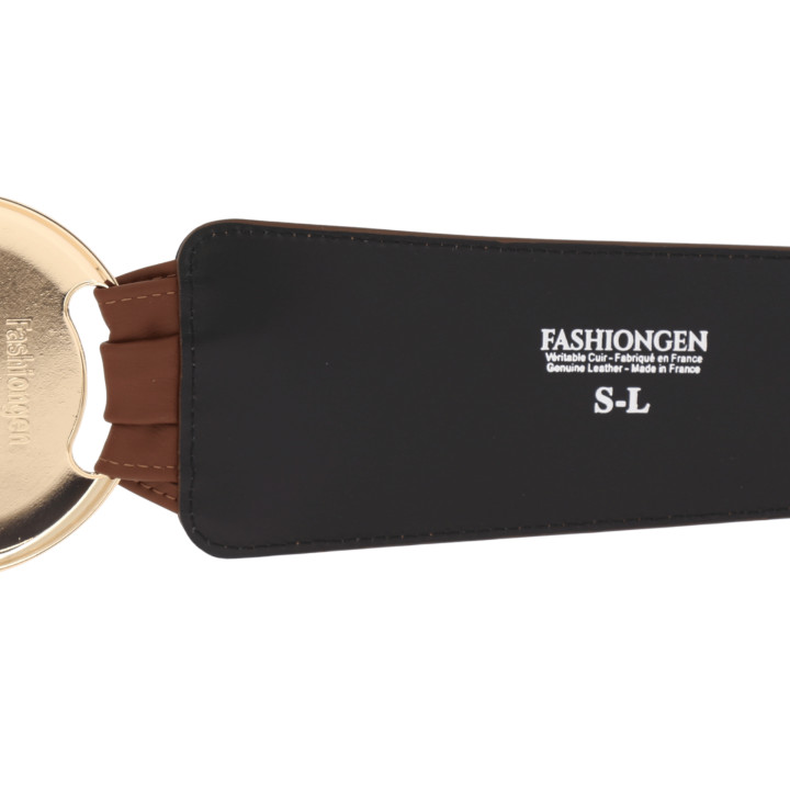 VANESSA leatherette large belt