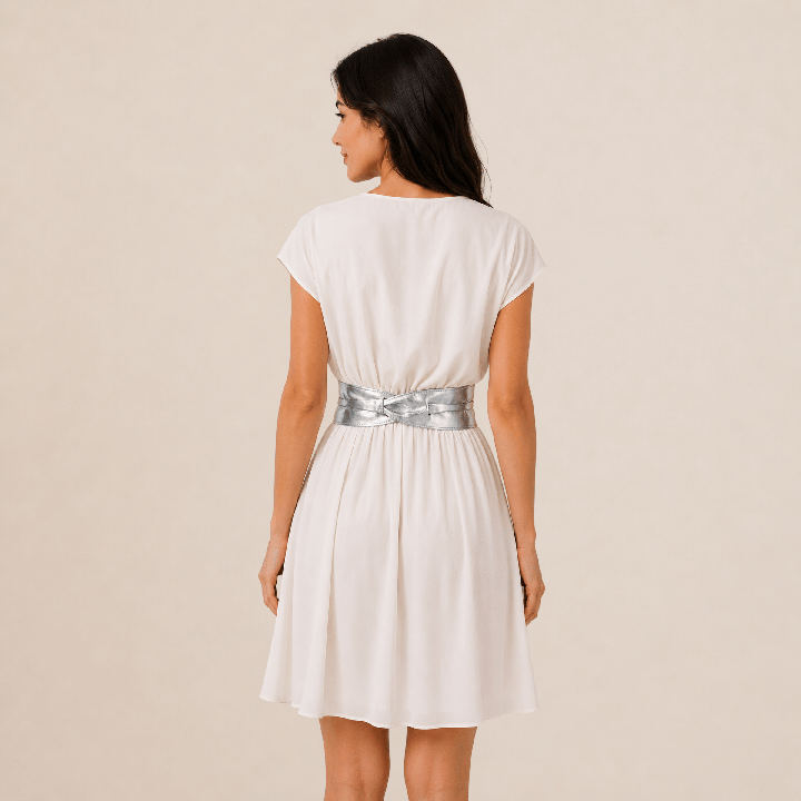 Ceinture femme Obi Cuir d'Italie, fabriqué en France, CASSIANE