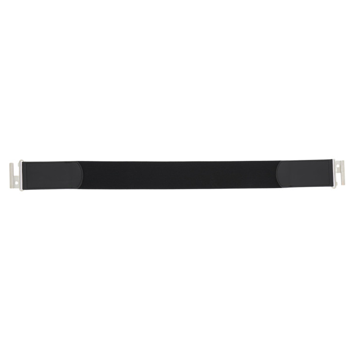 Women’s Elastic Belt in LWG Leather, Made in France, ELISE